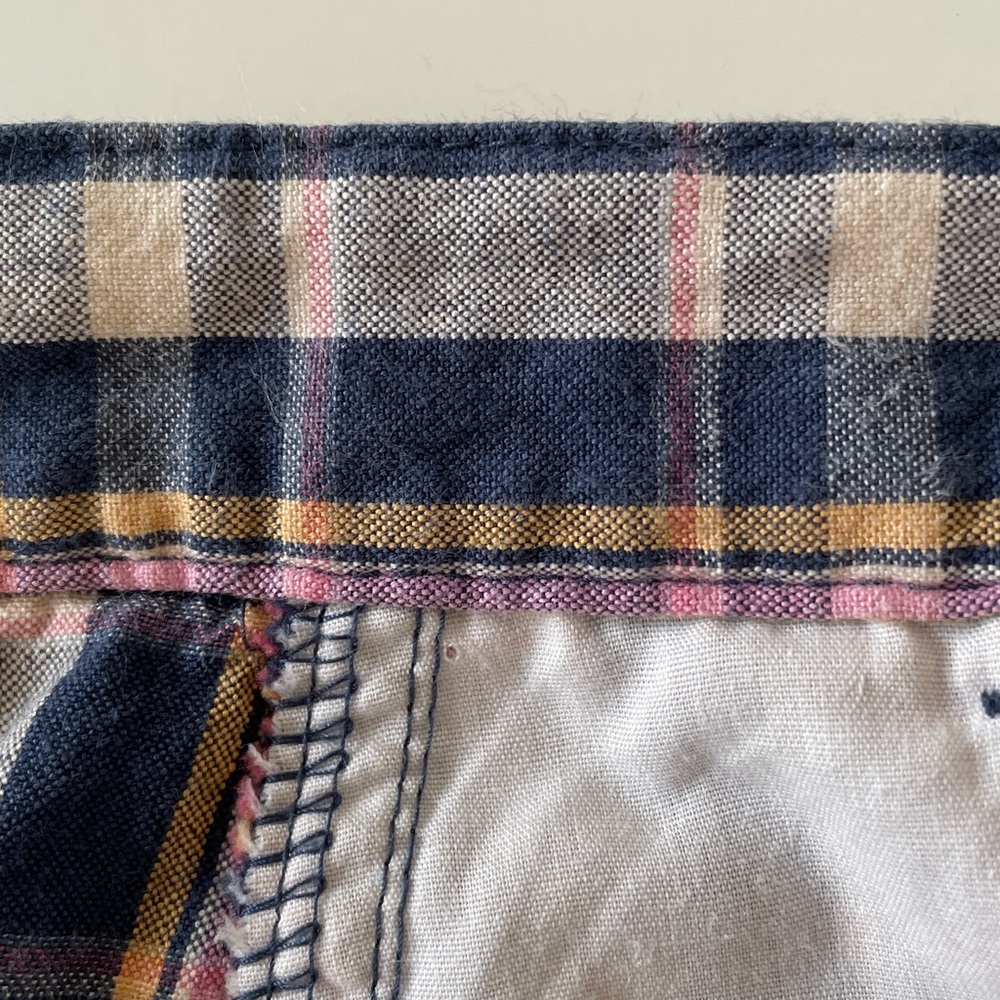 Ralph Lauren Sport Mini Skirt Plaid Faded 
Madras Cotton - Picture 10 of 16